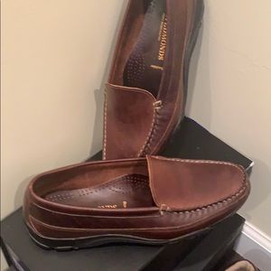 Driving Mocs Allen Edmonds 11 EEE Boulder Brown.